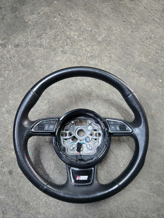 Volan Sline 3 spite piele perforata Audi A4 B8/A5/Q5/A6 C7/A7/A8