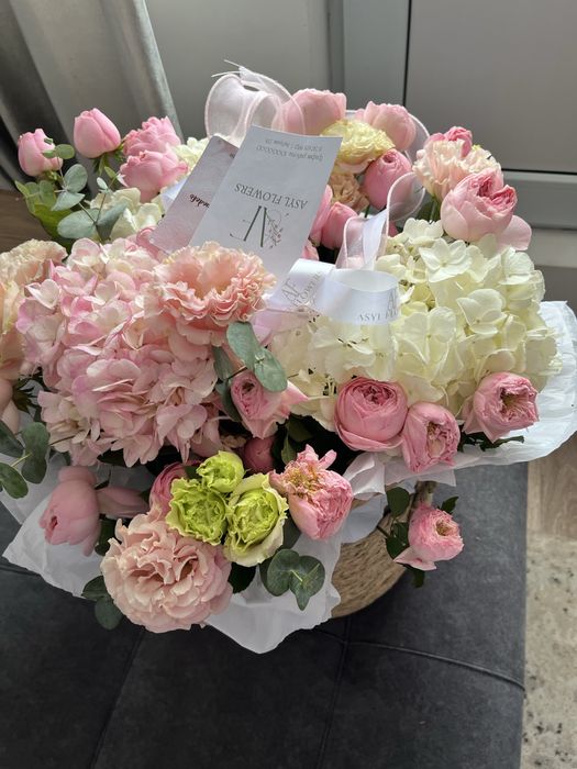 Цветы букет карзинка