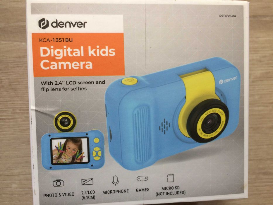 Чисто нов детски цифров  фотоапарат DENVER .