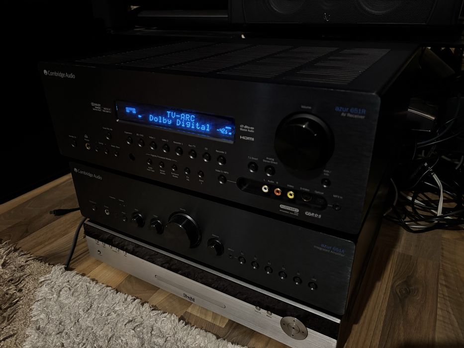 Cambridge Audio AZUR 651R Amplificator/Receiver 7.2  High-End Audiophil 2x165W sau 7x100W IMPECABIL Preț de MAGAZIN 2300$ 20kg