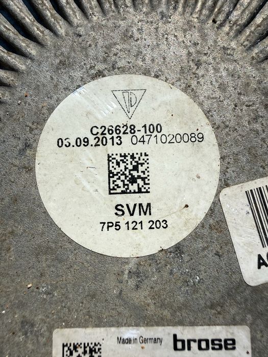 Перкa радиатор Brose 850W Porsche Cayenne 958 VW Touareg 7P Audi Q7 7P5121203 A71246-110 0461400320 C26628-100 0471020089
