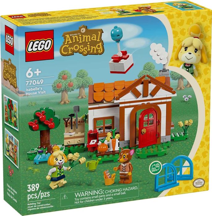 НОВО! LEGO Animal Crossing 77049 Kъщата на Isabelle