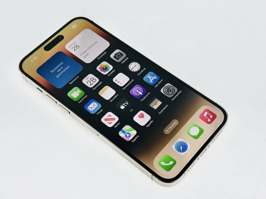 Apple iPhone 14 Pro Max 256GB Gold 100% Батерия! Гаранция!