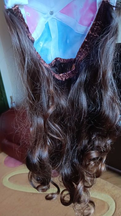 перука за момиче - 100% естествен косъм