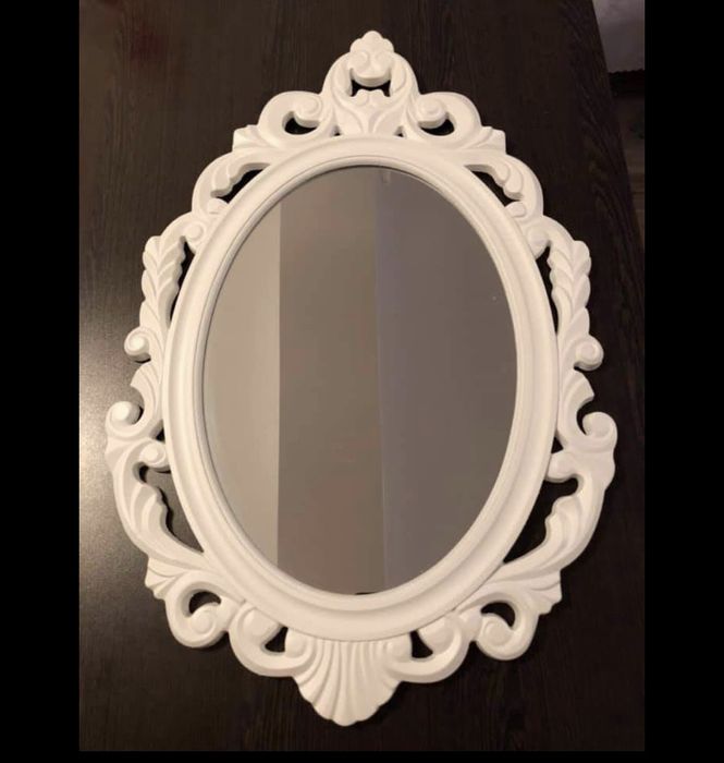 Oglinda mireasa cu rama alba 40x60 cm 120 lei