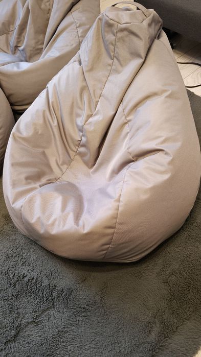 Vand 3 fotolii puf gri, de calitate, tip para