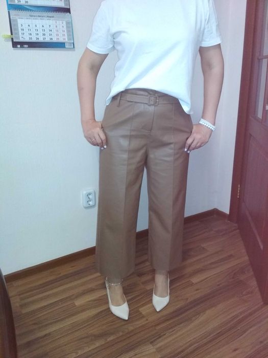 Кожаные штаны, брюки, кюлоты