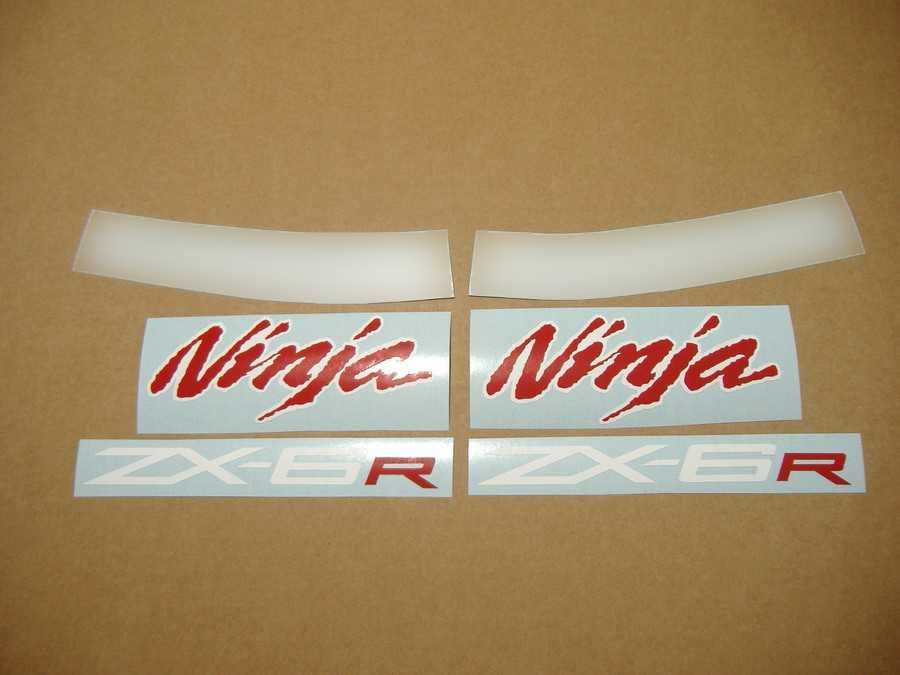 Стикери Kawasaki ZX-6R Ninja 2009-2012 кавазаки 636 зх6р лепенки zx6r