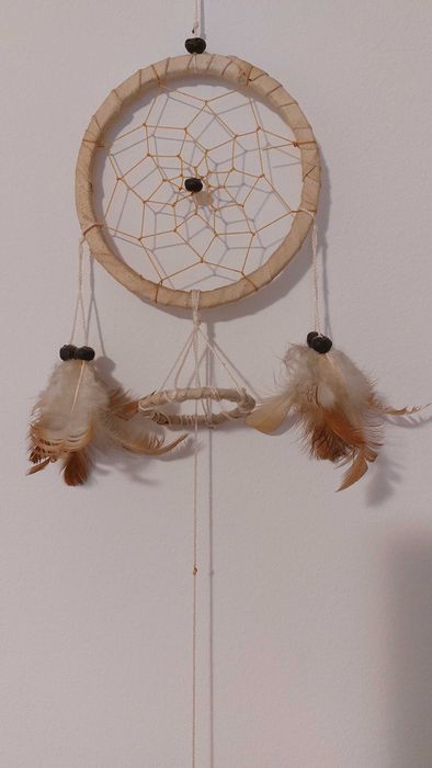 Prinzător de vise sfoara pene mărgele (Dream Catcher)