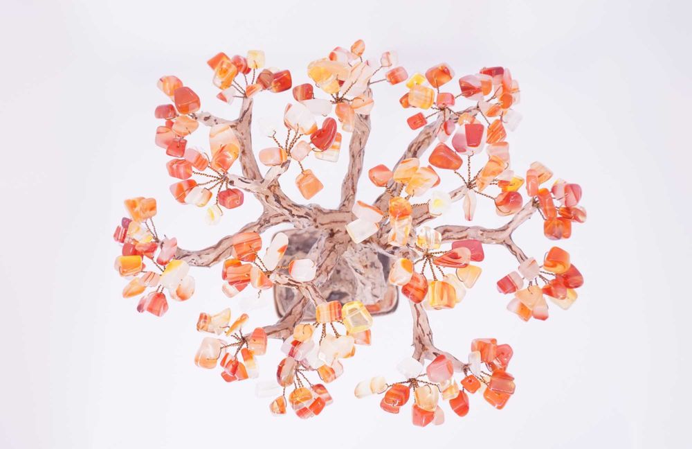 Дръвче Карнеол Индивидуална Поръчка, Подарък Юбилей, Подарък Жена