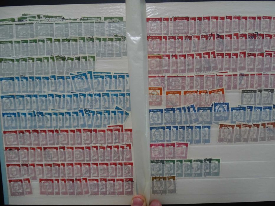 Germania Bund uzuale , Clasor cu timbre stampilate (K030)