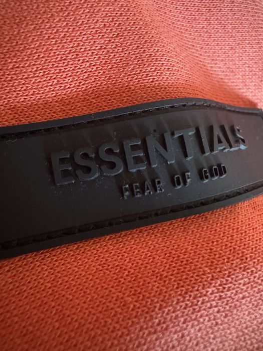 Fear of God "Essentials" Coral Hoodie