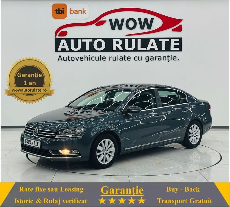 Volkswagen Passat 2012 1.6D E5 Garantie 12 Luni Rate Avans 0 Doar Cu Buletinul