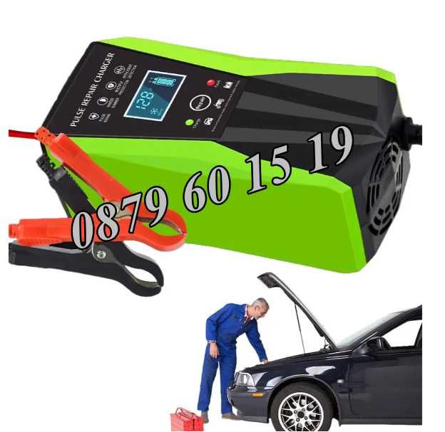 Зарядно за акумулатор 12V 10A, импулсно зарядно за акумулатор 12V 10A