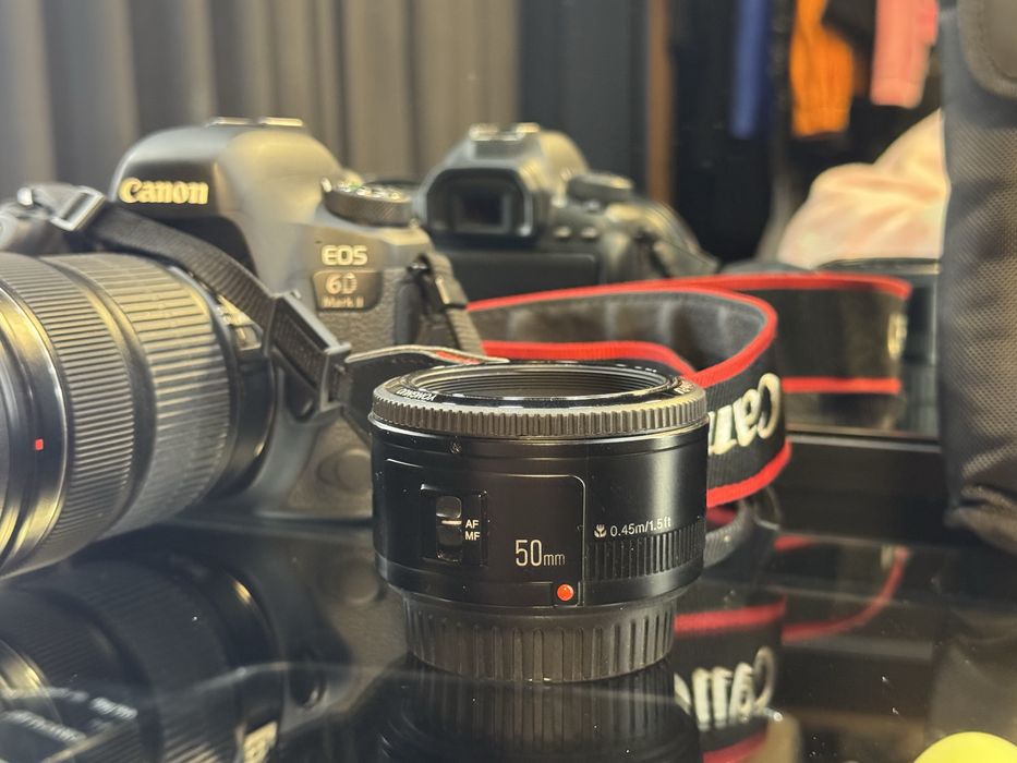 Canon EOS 6D Mark ii обективи светкавица
