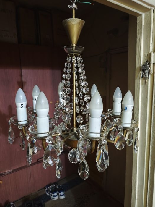 Люстра Чехия 8 рожков