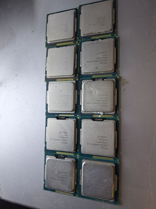 Голям лот компютърни компоненти (CPU & RAM) – Ретро и съвременни – 80+ части