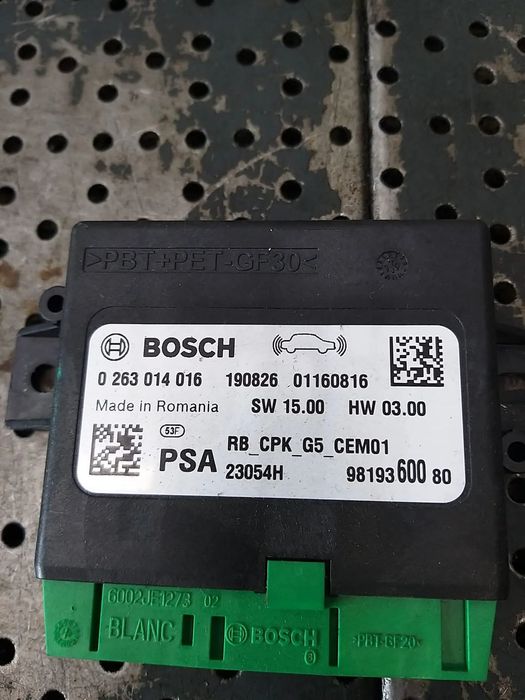 Modul senzori parcare citroen c5 aircross 0263014016 9819360080