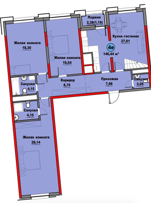 Продается Мирзо Улугбекский район 4х ком 137м2 ЖК Regnum Plaza