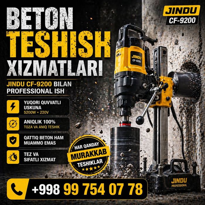 Beton teshish xizmati