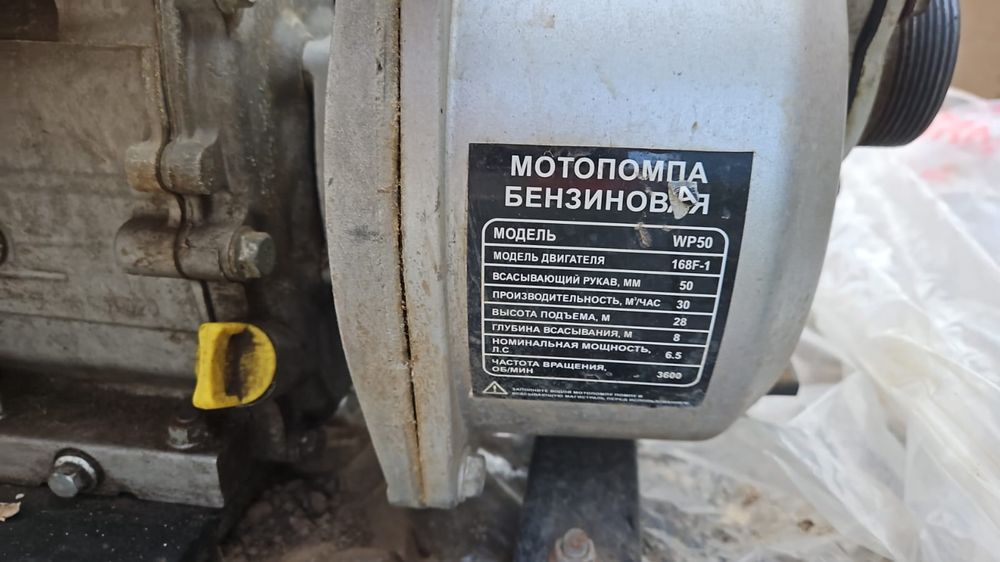 Мотопомпа бензионовая WP50
