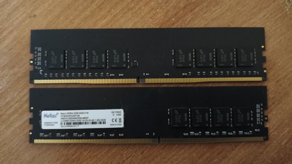 ОЗУ DDR4-3200 8GB - 2 шт