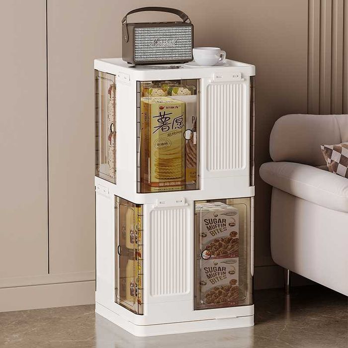 Вращающаяся модная книжная полка Складная пластиковая книжная полка