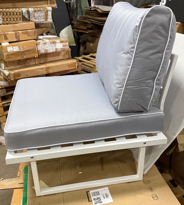 Метален градински фотьойл