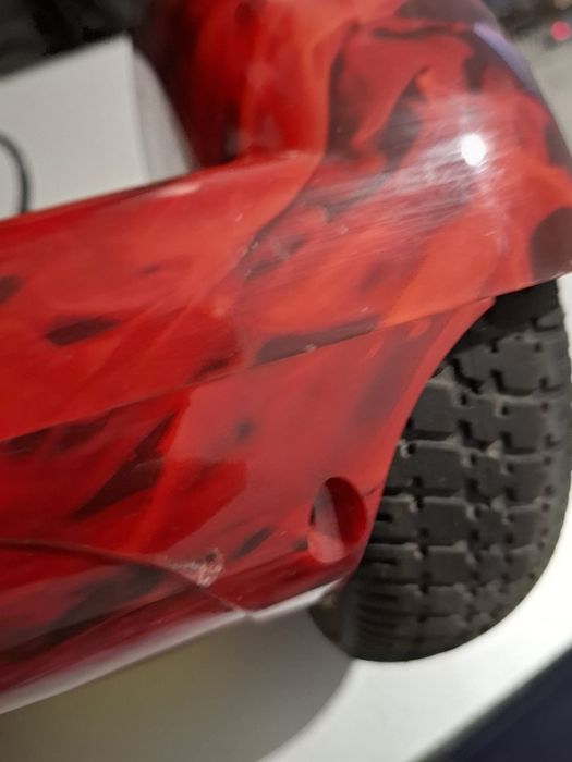 Hoverboard roșu cu bluetooth