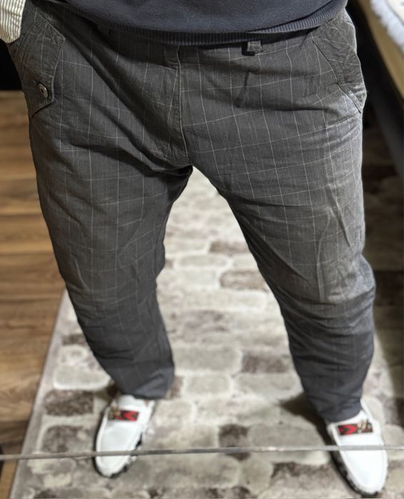 Pantaloni gri Tex Man | Casual & Office