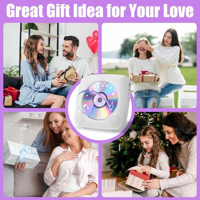 Преносим CD плейър Gueray с Bluetooth