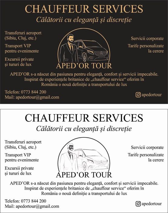 Transfer Aeroport / Transport persoane VIP / Luxury Travel