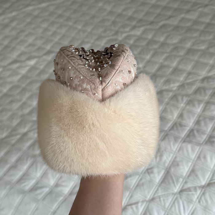 Норковая пилотка новая