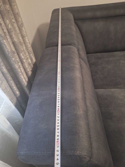 Canapea extensibila gri antracit