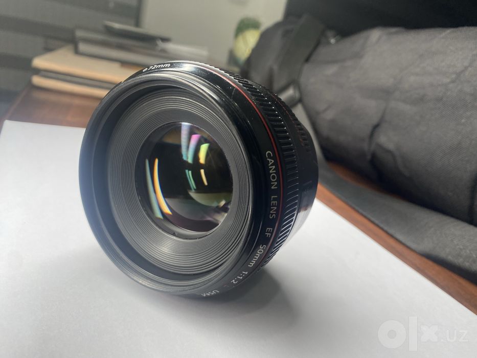 Canon 50mm orginal Obyektiv sotiladi holati zur