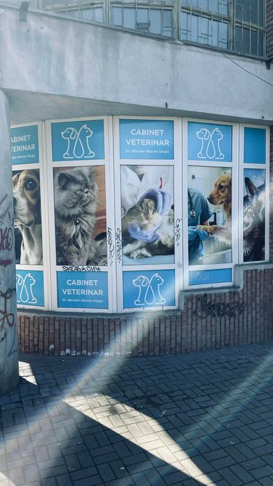 Cabinet medical veterinar cu toate aprobarile si utilitatile, situat in Cluj Napoca. Toata aparatura este noua, renovare facuta recent.