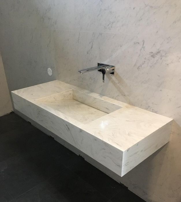 Столешница раковина из натуральной камня мрамор и буду