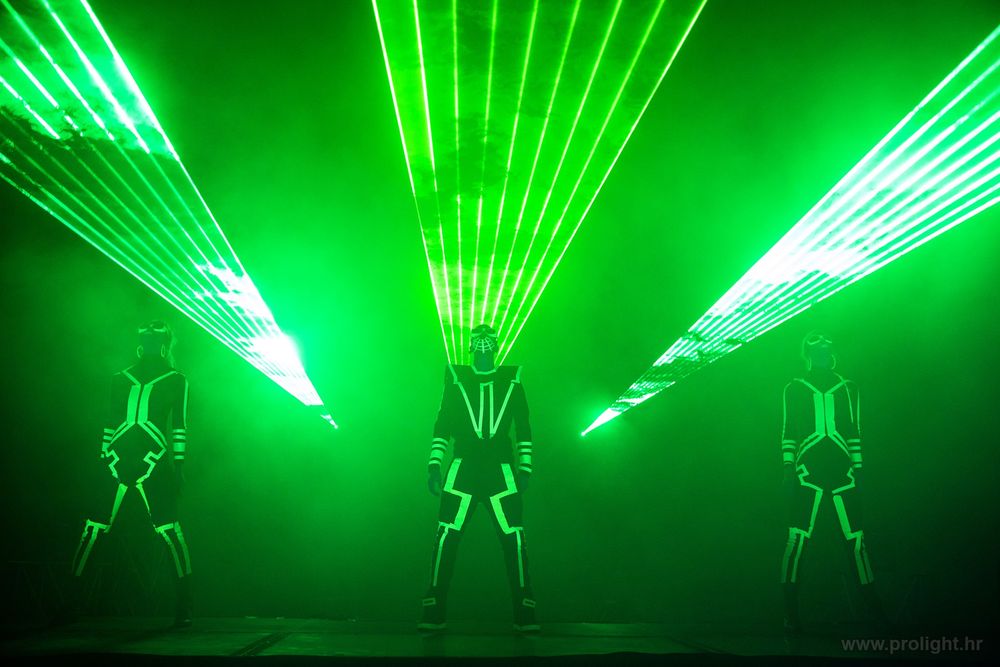 Laser show lazer shou