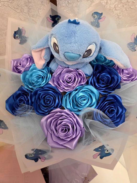 Buchete de trandafiri din satin/sapun