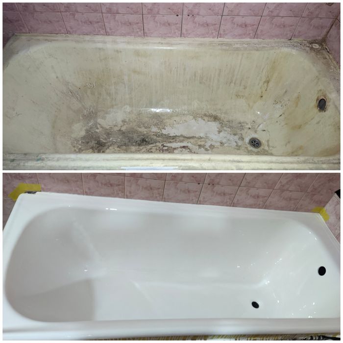Аккуратная эмалировка ванн по немецкой технологии.Реставрация.Ремонт.