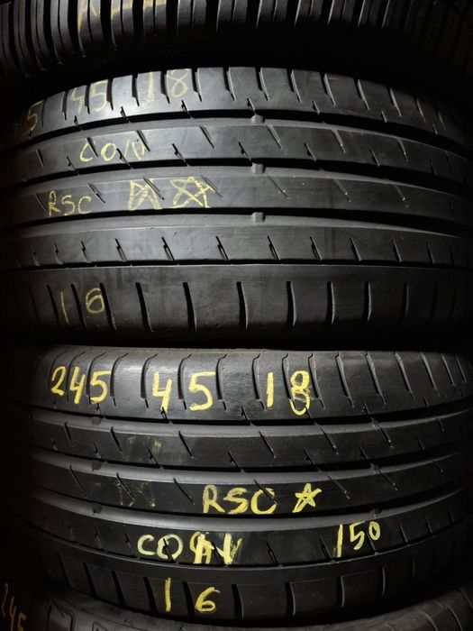 245 45 18 vand 2 anvelope Continental Runflat