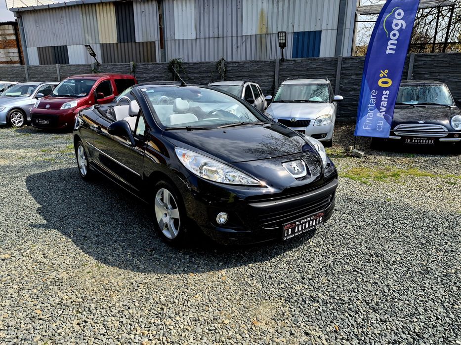 Peugeot 207 CC Cabrio 1.6 Benzină Euro 5 Parc Auto Rate sau Cash