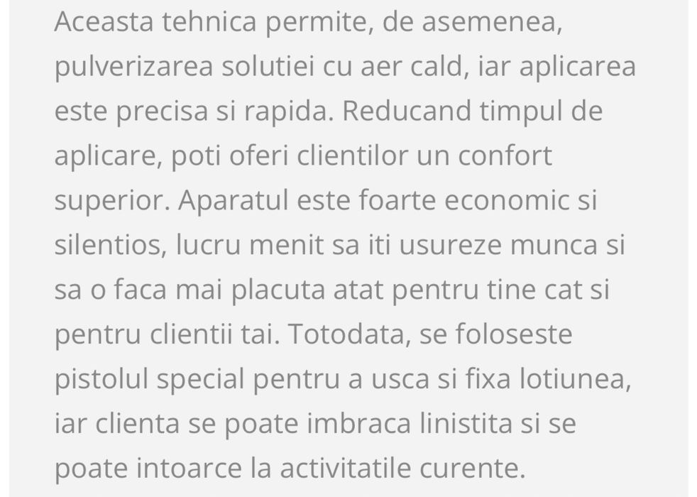 Aparat bronzare organica