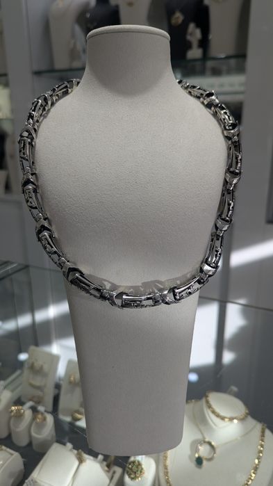 Мъжки сребърен синджир - Уникален