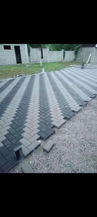 Укладка брусчатки