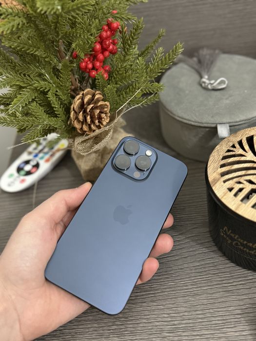 iPhone 15 Pro Max Blue Titanium