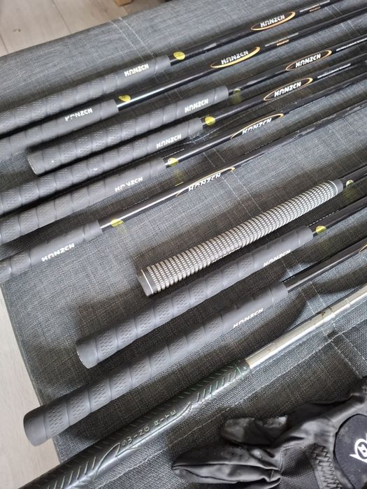 Set golf Kanzen (geanta BagBoy, 10 crose, mingii, teuri, manusa)