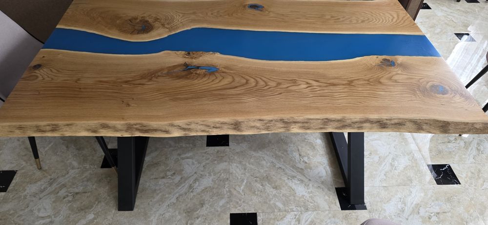 продам стол из слэбов дуба