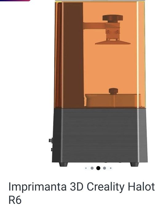 Imprimanta 3D Creality Halot R6
Creality Halot R6 este o imprimanta 3D compacta cu rasina