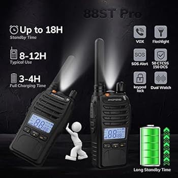 BAOFENG BF-88ST Pro PMR446 pachet 4 statii walkie talkie raza 3 km